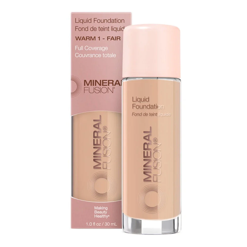Carefully Designed Mineral Fusion Liquid Foundation Warm 1 Fair 1 Oz High-Performance