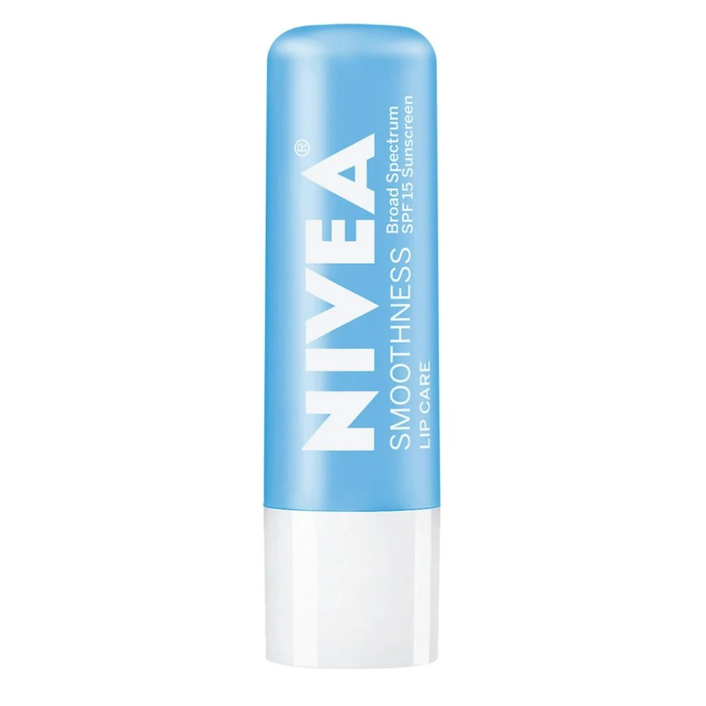 Easy-to-Use Nivea Smoothness Lip Care With Broad Spectrum SPF 15 Sunscreen 0.17 Oz First-Class