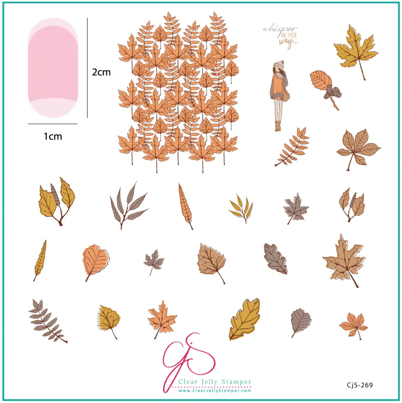 Elegant Whisper On Their Way CjS-269 - CJS Medium Stamping Plate Efficient