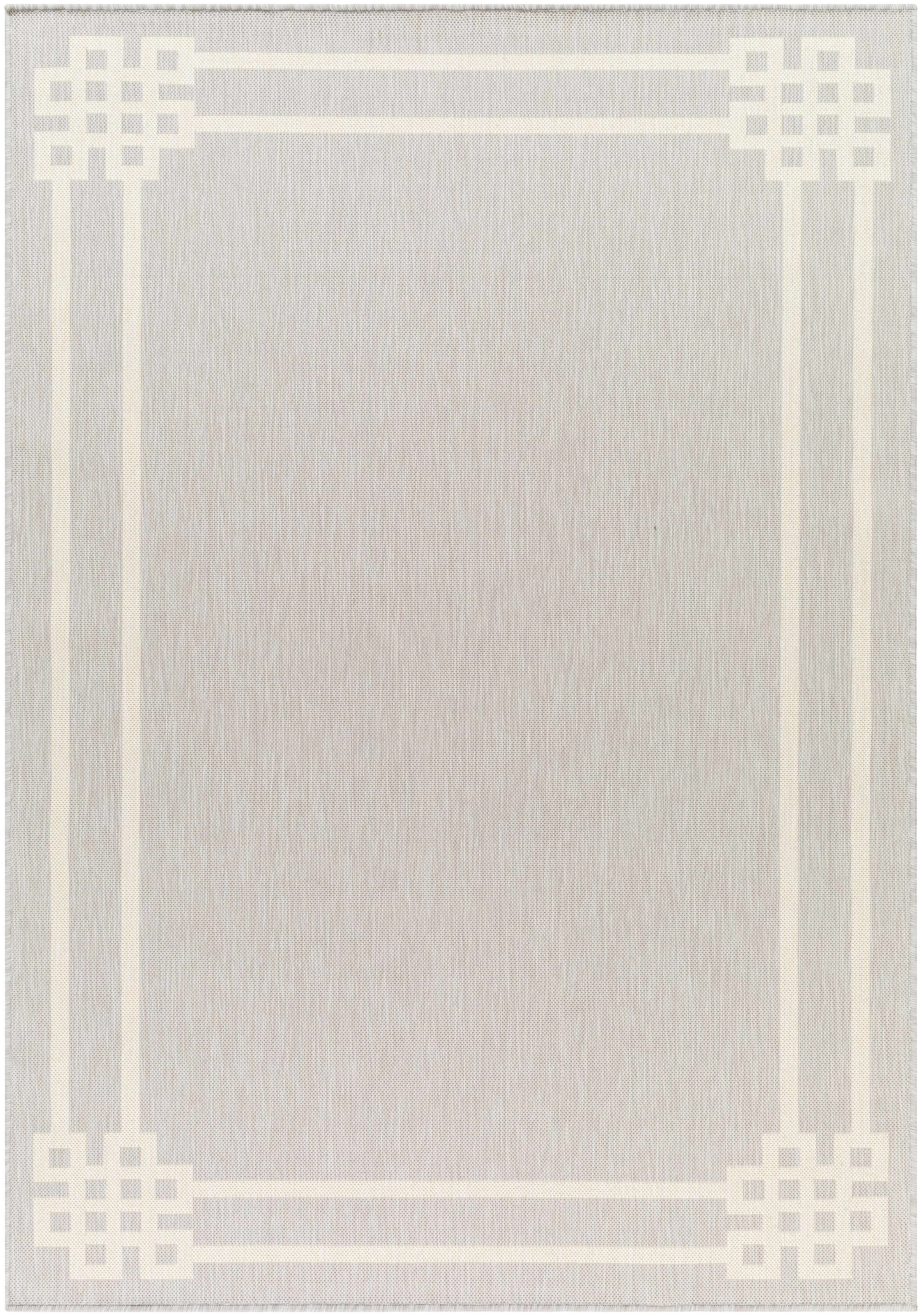Official Ilori Light Gray Outdoor Area Rug - High-End