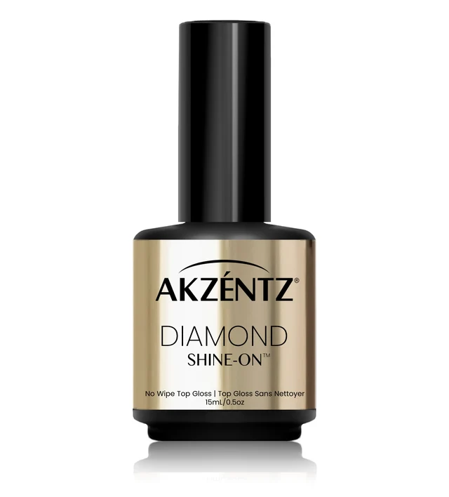 Comfortable DIAMOND Shine On - No Wipe UV LED Top Gloss 15ml .5oz High-Quality