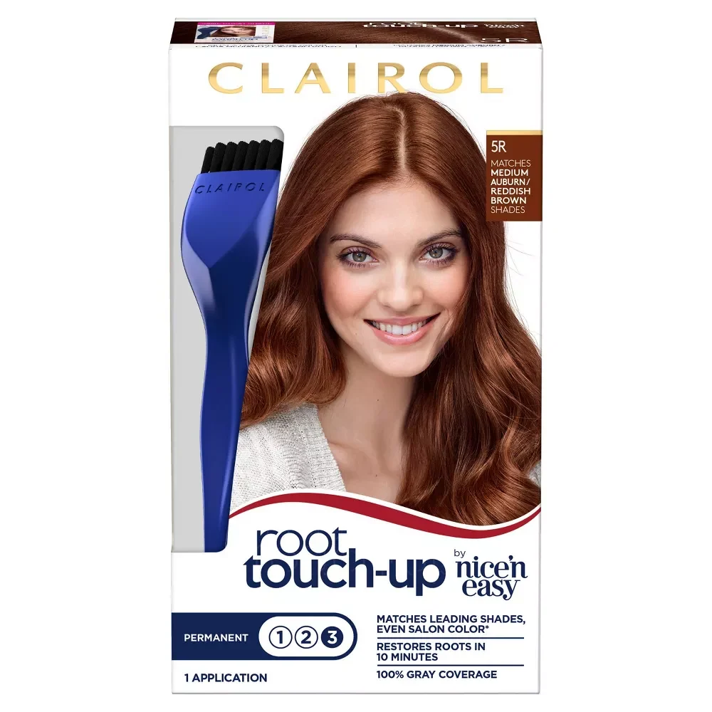 Effective Clairol Nice N Easy Root Touch Up Permanent Hair Color 5R Medium Auburn Reddish Brown 1 Ea Responsible