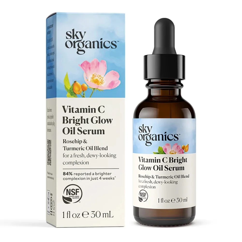 Breathable Sky Organics Vitamin C Bright Glow Face Serum for Radiant and Healthy Looking Skin 1Oz 30ml Specialty