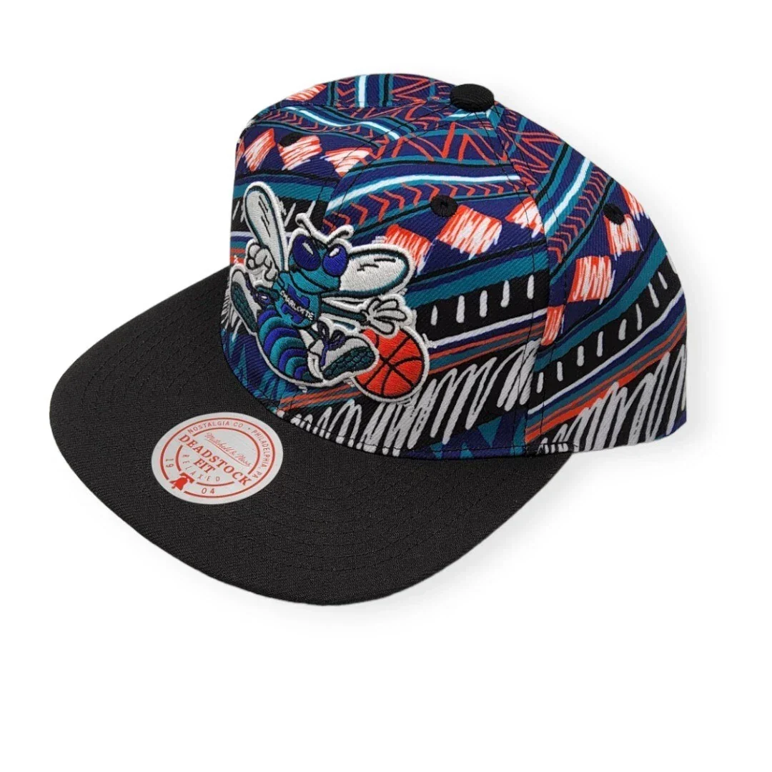 Specialty Mitchell Ness Men's NBA Game Day Pattern Deadstock Hwc Hornets High-Quality