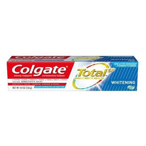 Exclusive Colgate Total Whitening Gel Toothpaste 4.8 Oz High-End
