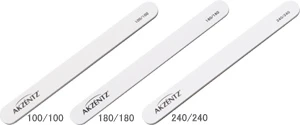 Crafted Straight Files - White Washable Reusable