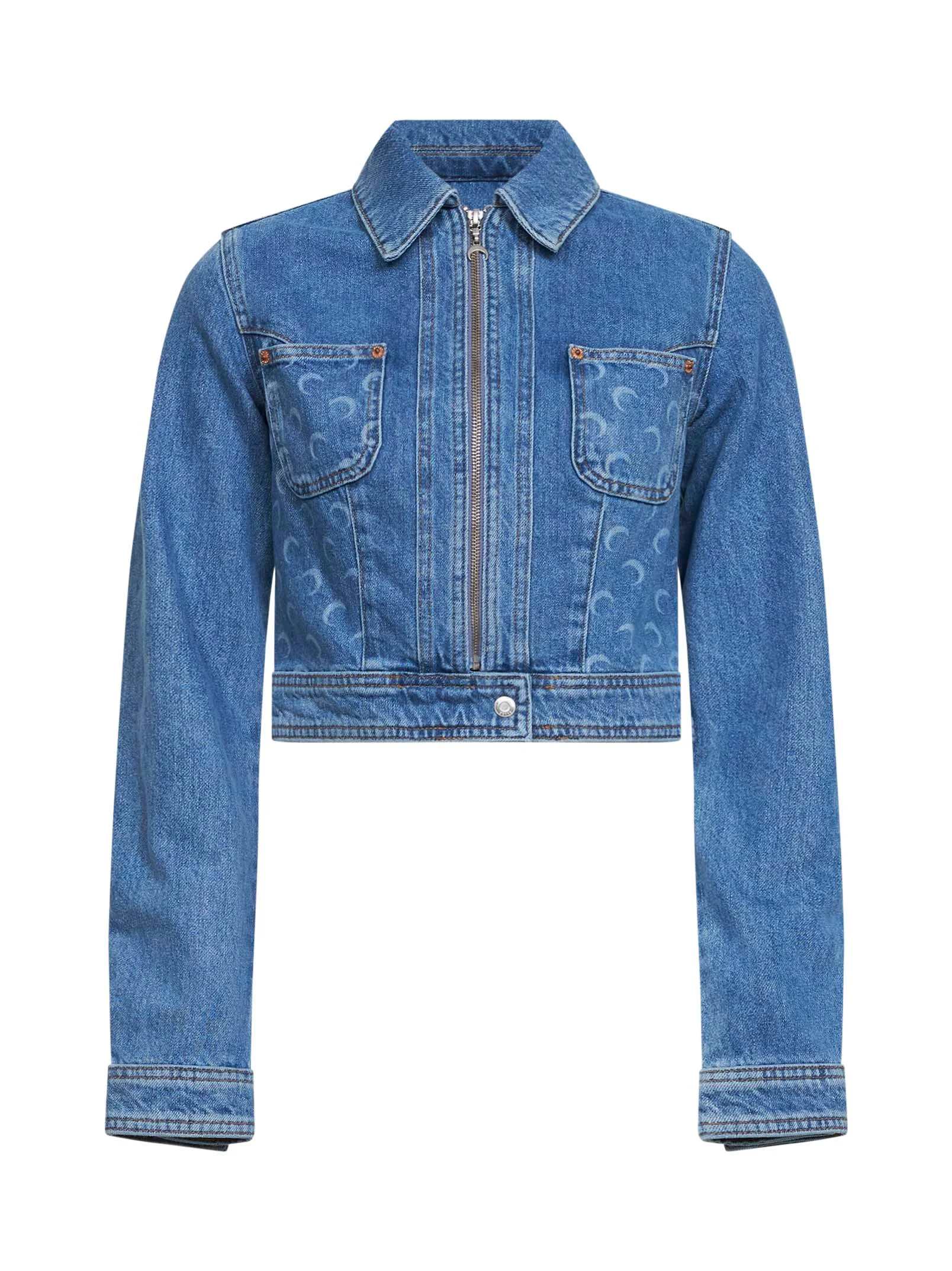 Healthy Trucker Jacket Light Blue Organic Denim Unique