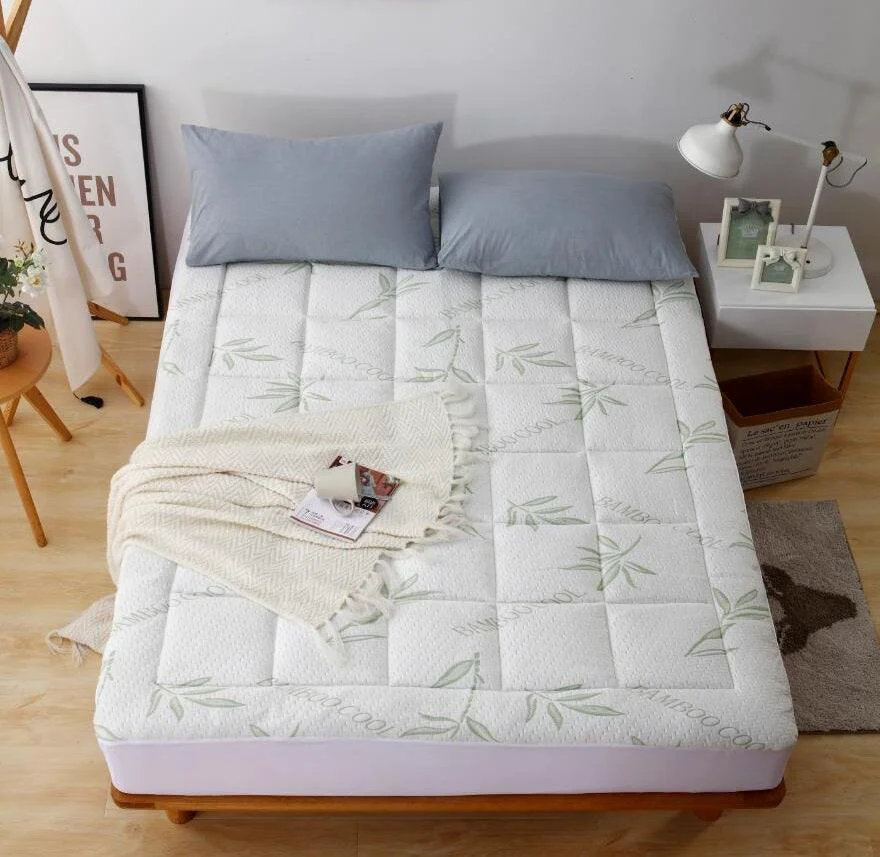 Practical Elegant Comfort Rayon Derived from Bamboo Mattress Pad Fits Mattresses up to 16 Comfortable