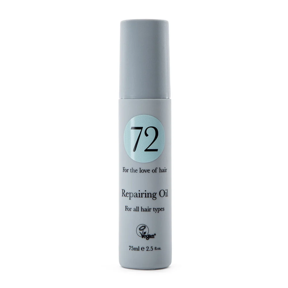 Innovative 72 Hair Repairing Oil for All Hair Types 2.5 Oz First-Class