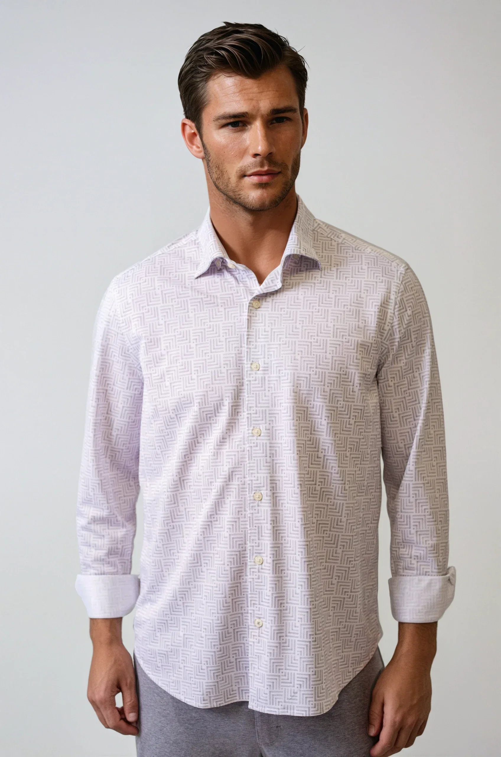 Elegant Four Corners Long Sleeve Tech Shirt Sophisticated