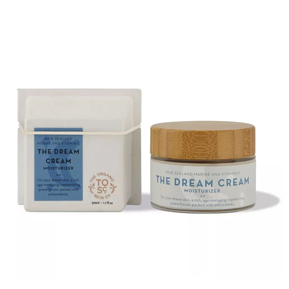 Crafted The Organic Skin Co Dream Cream Moisturizer New Zealand Marine And Vitamin C 1.7 Oz Superior