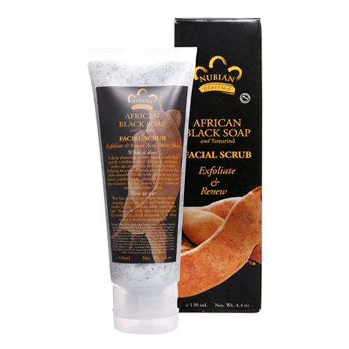Exceptional Sheamoisture African Black Soap With Tamrind Facial Wash And Scrub 4 oz Original