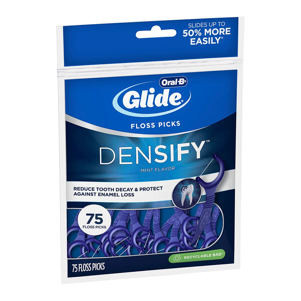 Specialty Oral B Glide Densify Floss Picks Mint 75 Ea Traditional