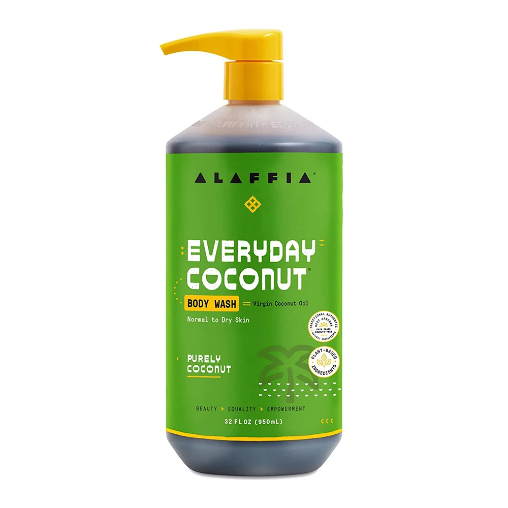 Effective Alaffia Everyday Coconut Body Wash Normal to Dry Skin Purely Coconut 32 Oz Contemporary