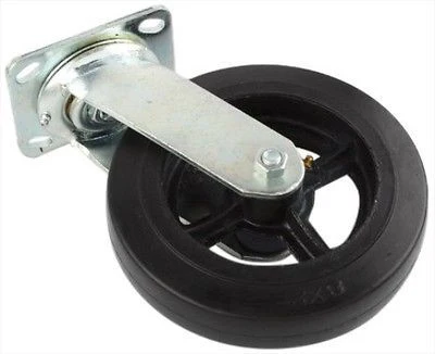 Relaxed 8 Swivel Rubber Caster Wheel Heavy Duty Workshop Industrial Furniture Consistent