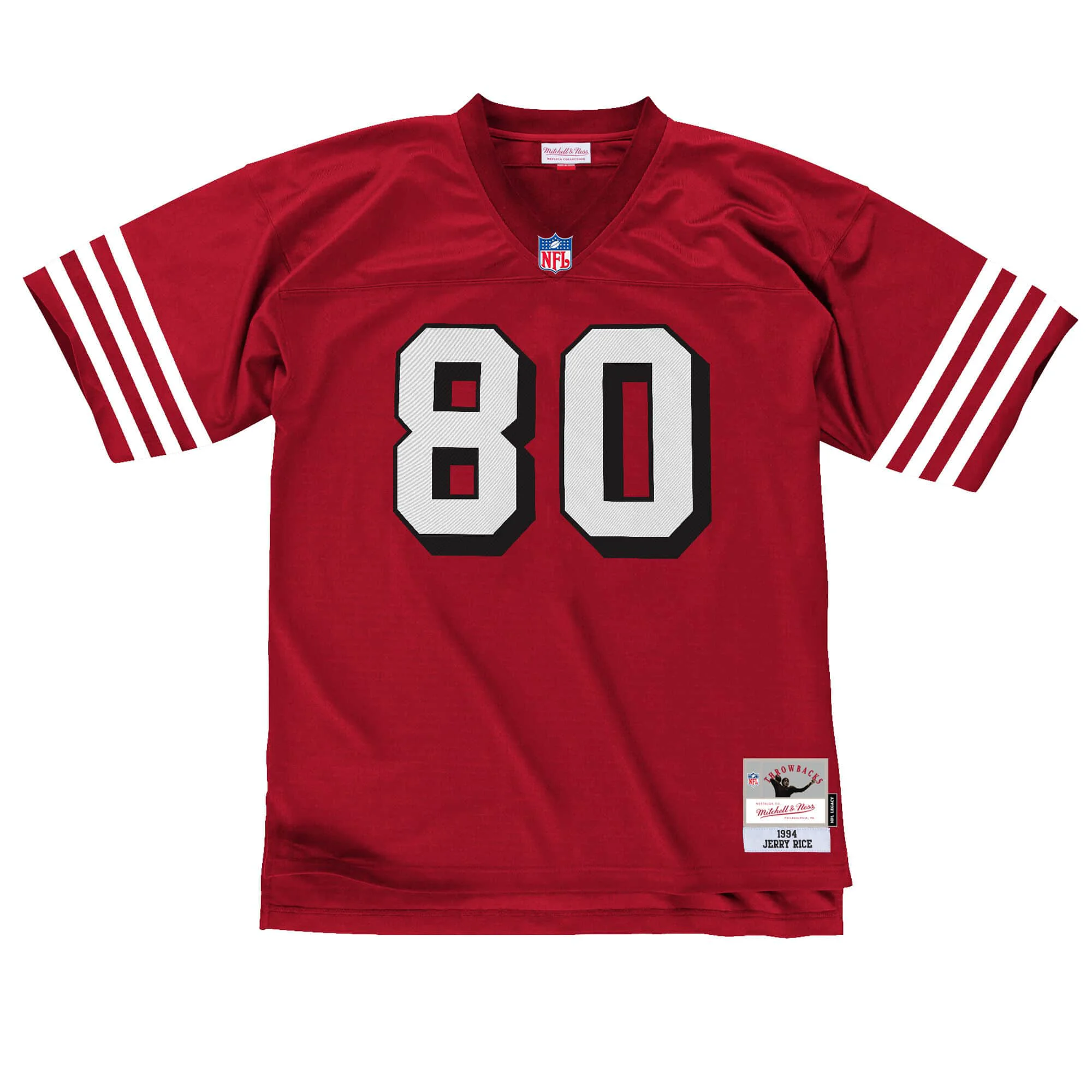 Professional Mitchell Ness NFL Legacy Jersey San Francisco 49Ers 94 Jerry Rice Modern