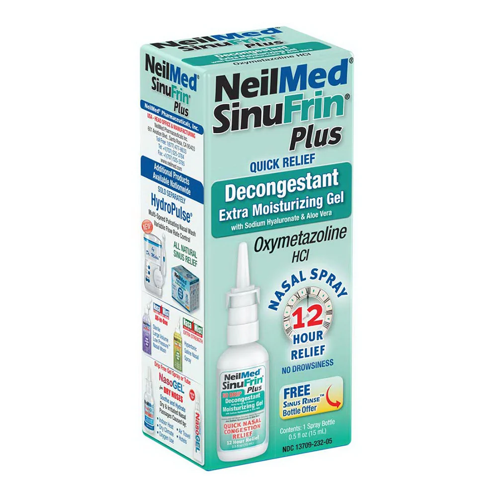 Consistent Neilmed Sinufrin Plus Decongestant Nasal Spray 0.5 Sustainable