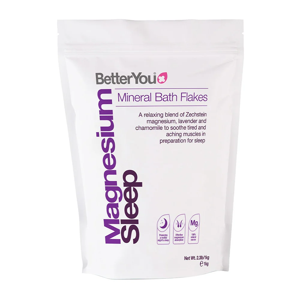 Original Design Better You Magnesium Sleep Mineral Bath Flakes 2.3 Lb Soft