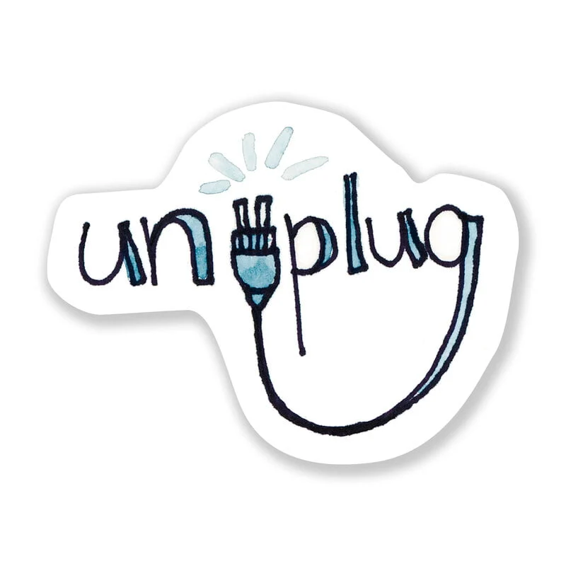 Versatile Unplug Sticker Exclusive
