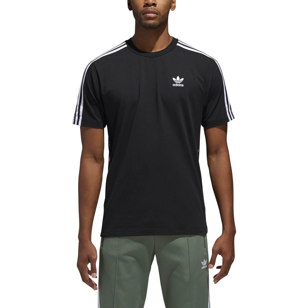Original adidas Men's s B Sides Trefoil Black T-Shirt T-Shirts Elite