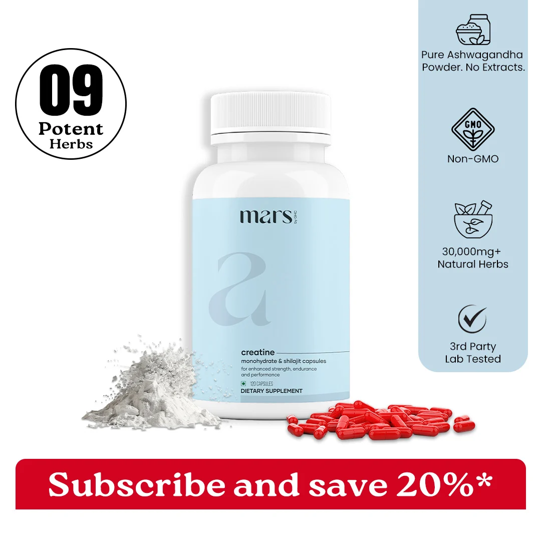 Comfortable Mars Creatina Monoidrato Micronizzata Caps Potenziata con Shilajit 120 N Outstanding
