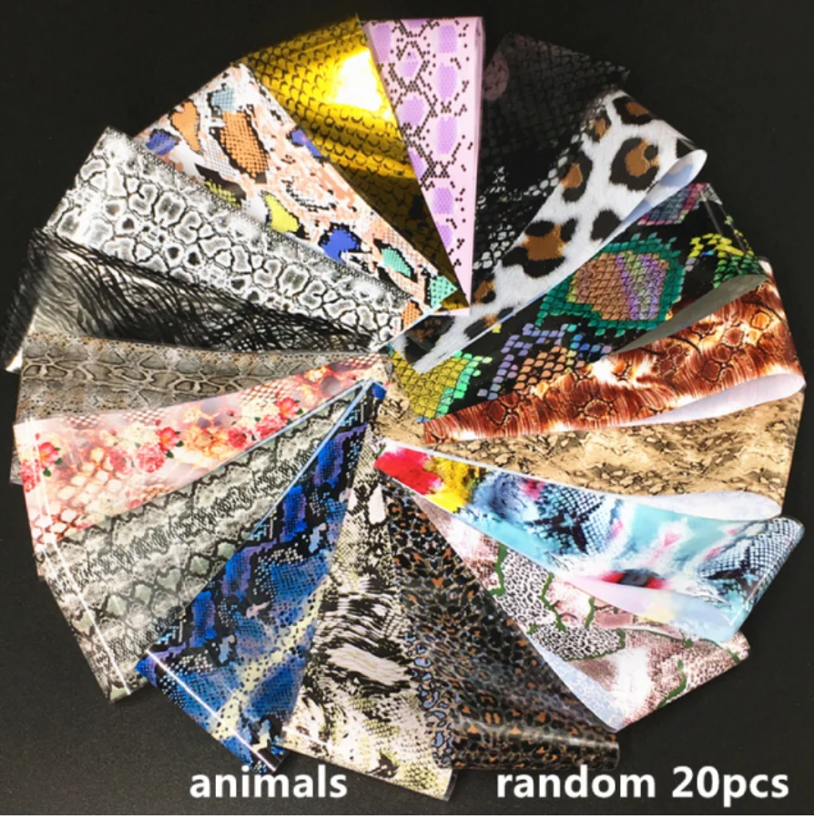 Advanced 20 Piece Foil Sampler - Animal Prints Smooth
