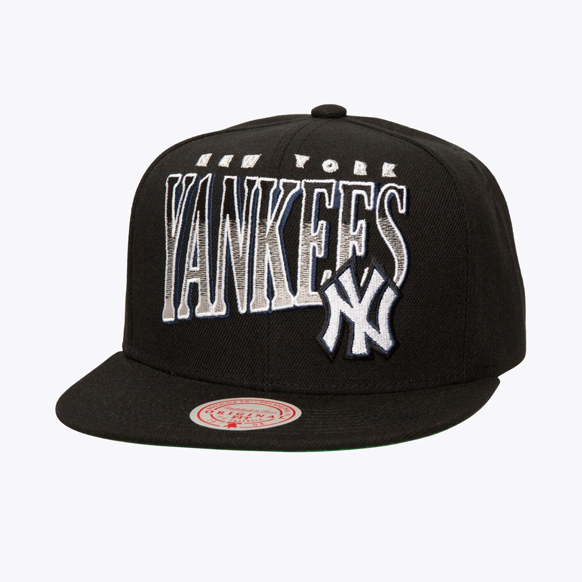 Eco-Friendly Mitchell Ness Men's MLB Line Work Snapback Yankees Snapback Caps Effective