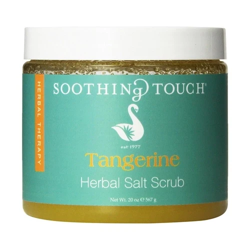 Verified Soothing Touch Herbal Salt Tangerine Scrub - 20 Oz Refined