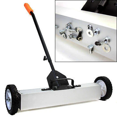 Trusted 36 Magnetic Push Sweeper Metal Steel Pick Up Sweeping Floor Tool Broom Magnet High-End