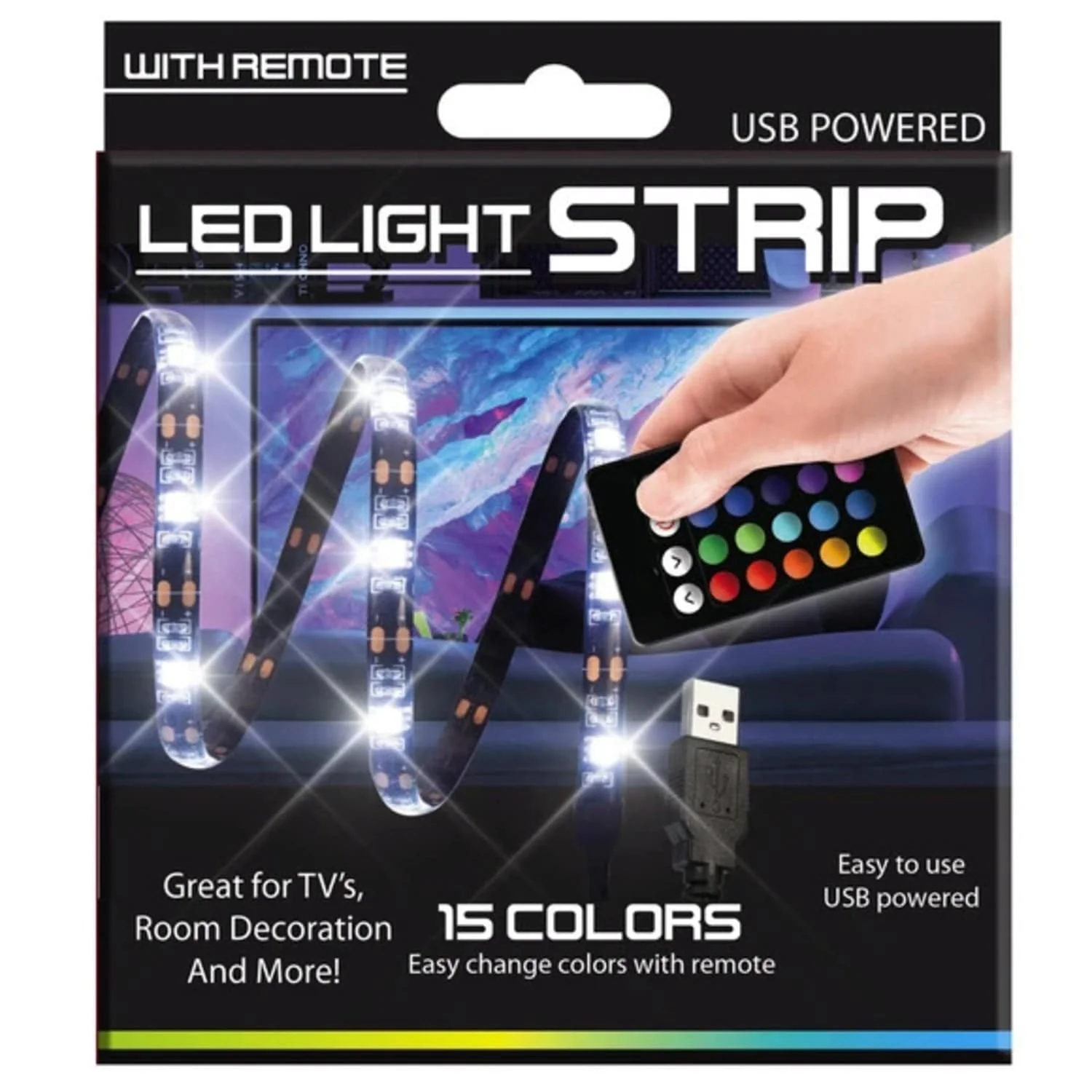 Fashionable Infinite Basics RGB LED 3 Light Strip with Remote Advanced