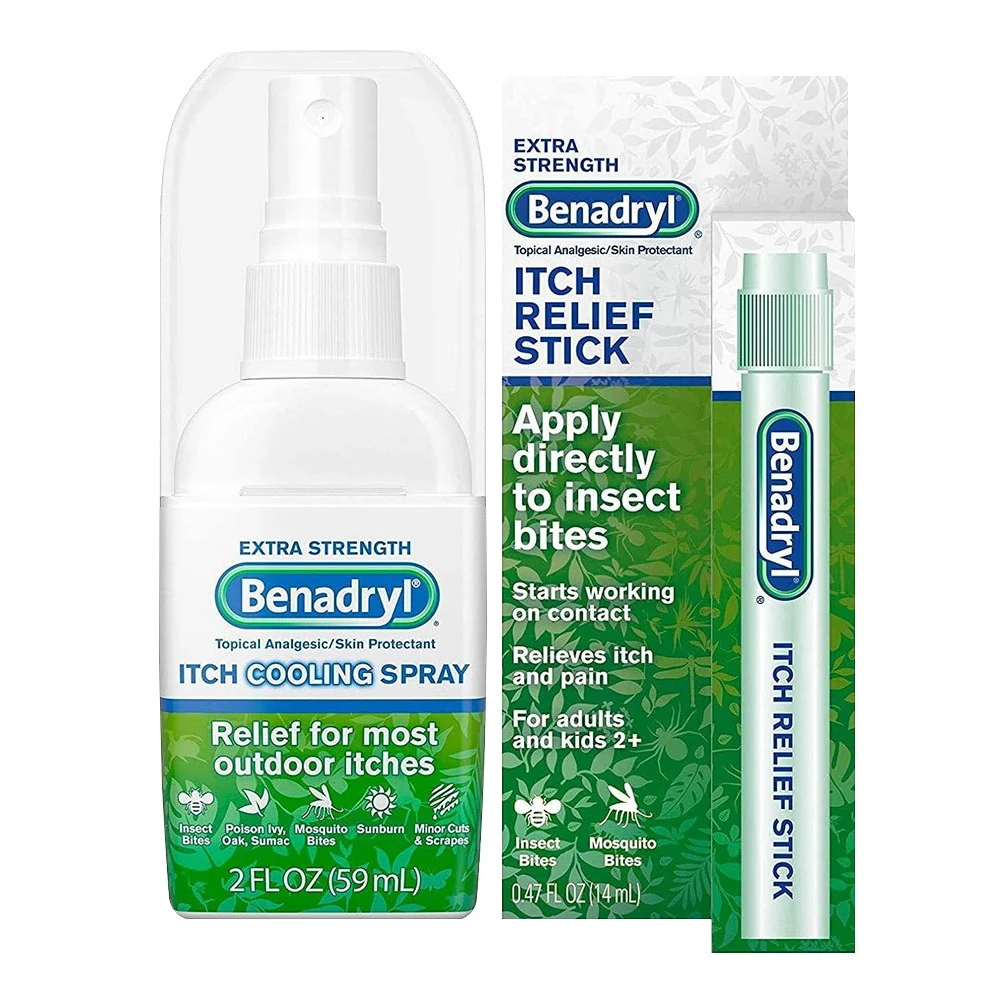Casual Benadryl Extra Strength Cooling Spray For Itch Relief - 2 Oz Effective