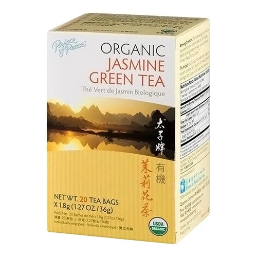 Trusted Prince Of Peace Organic Jasmine And Green Tea Sachets 20 Ea Effective