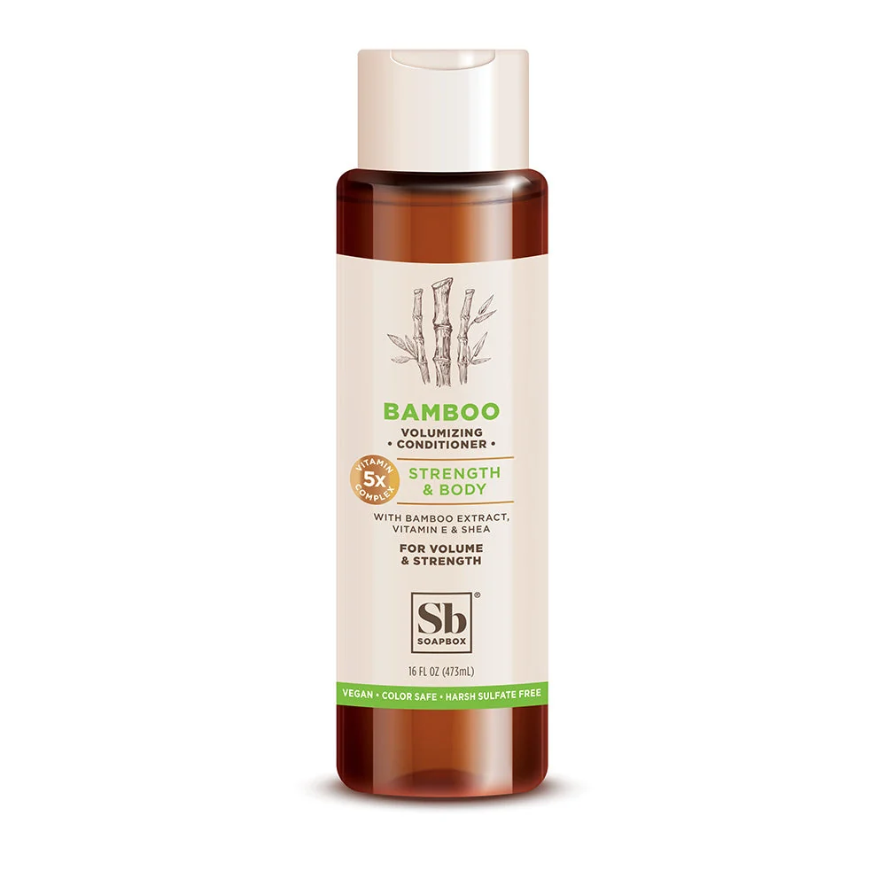 Organic SoapBox Bamboo Conditioner 16 Oz Efficient