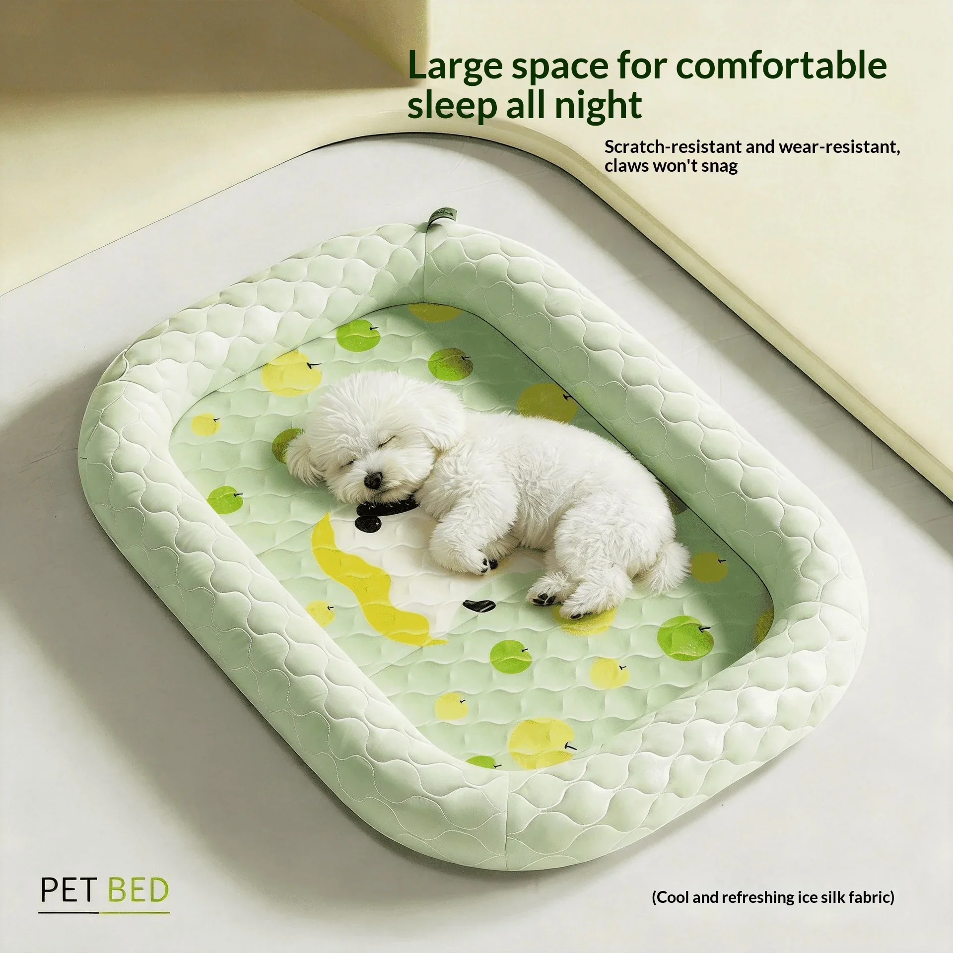 Artisan Ice Silk Cooling Mat for Dogs Cats Enhanced