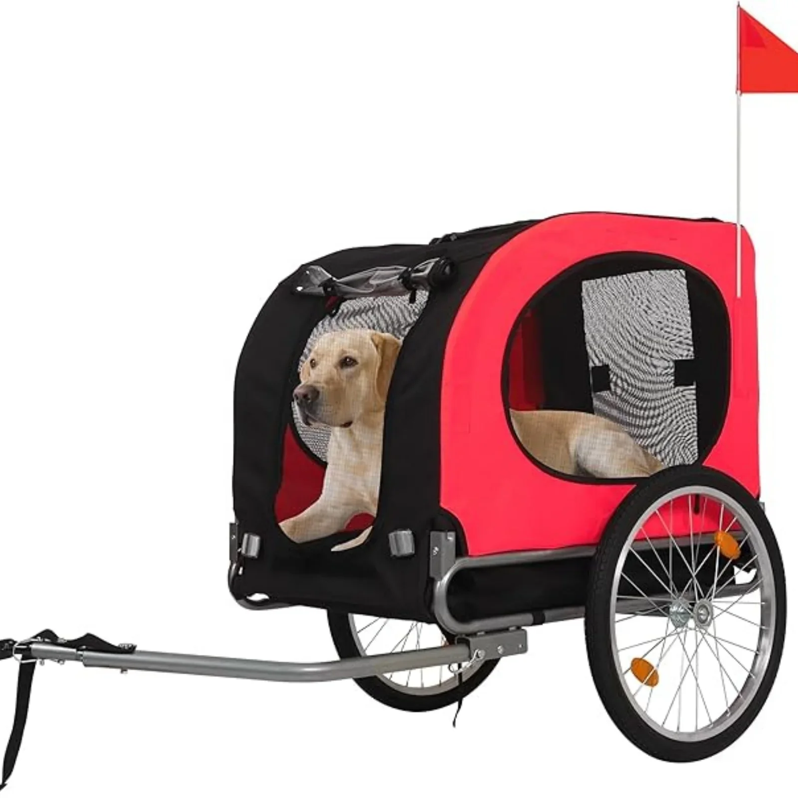 Enhanced Dog Bike Trailer Jogger with Air Tires Up to 40kg Premium