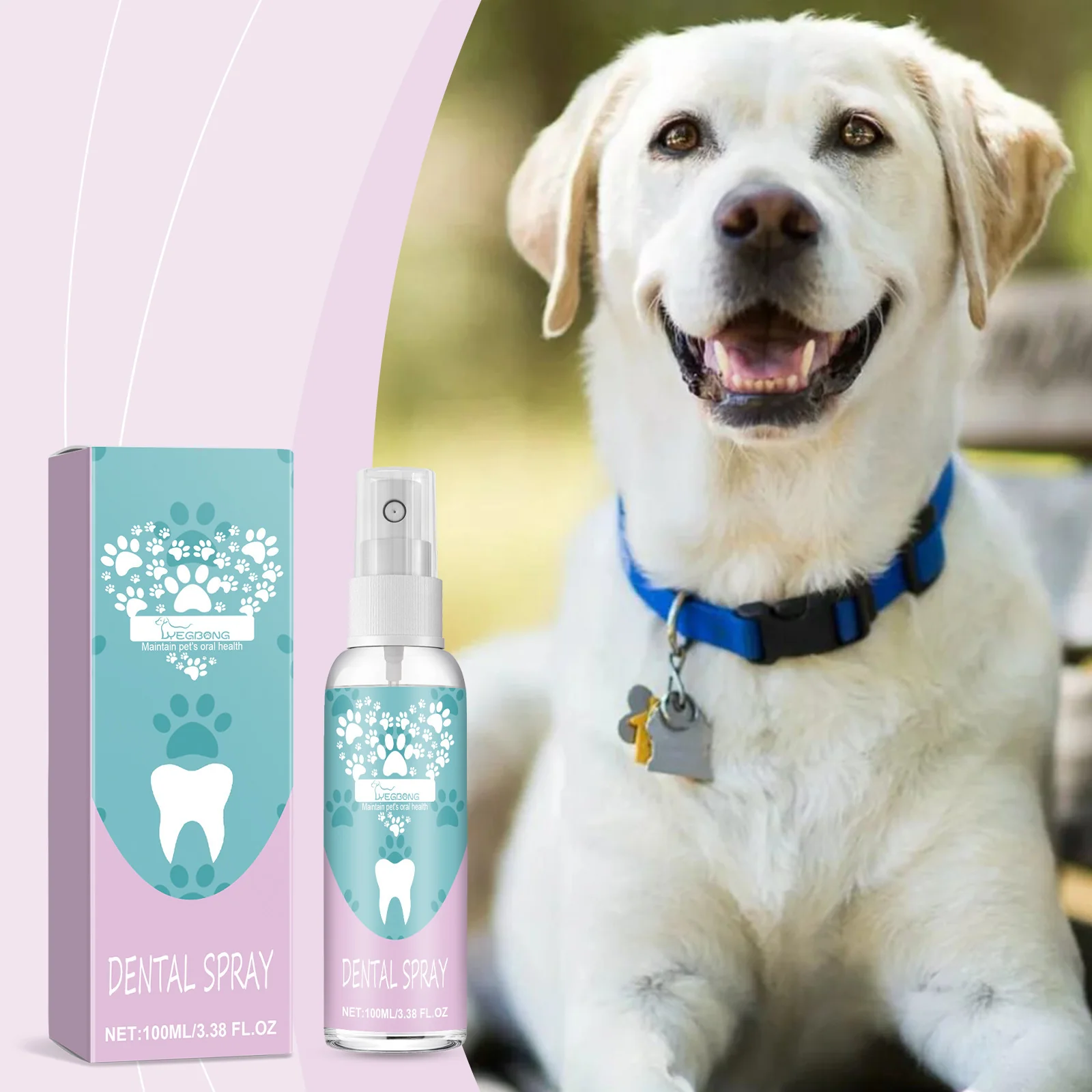 Classic Pet Teeth Spray Care Clean Pet Mouth Reusable