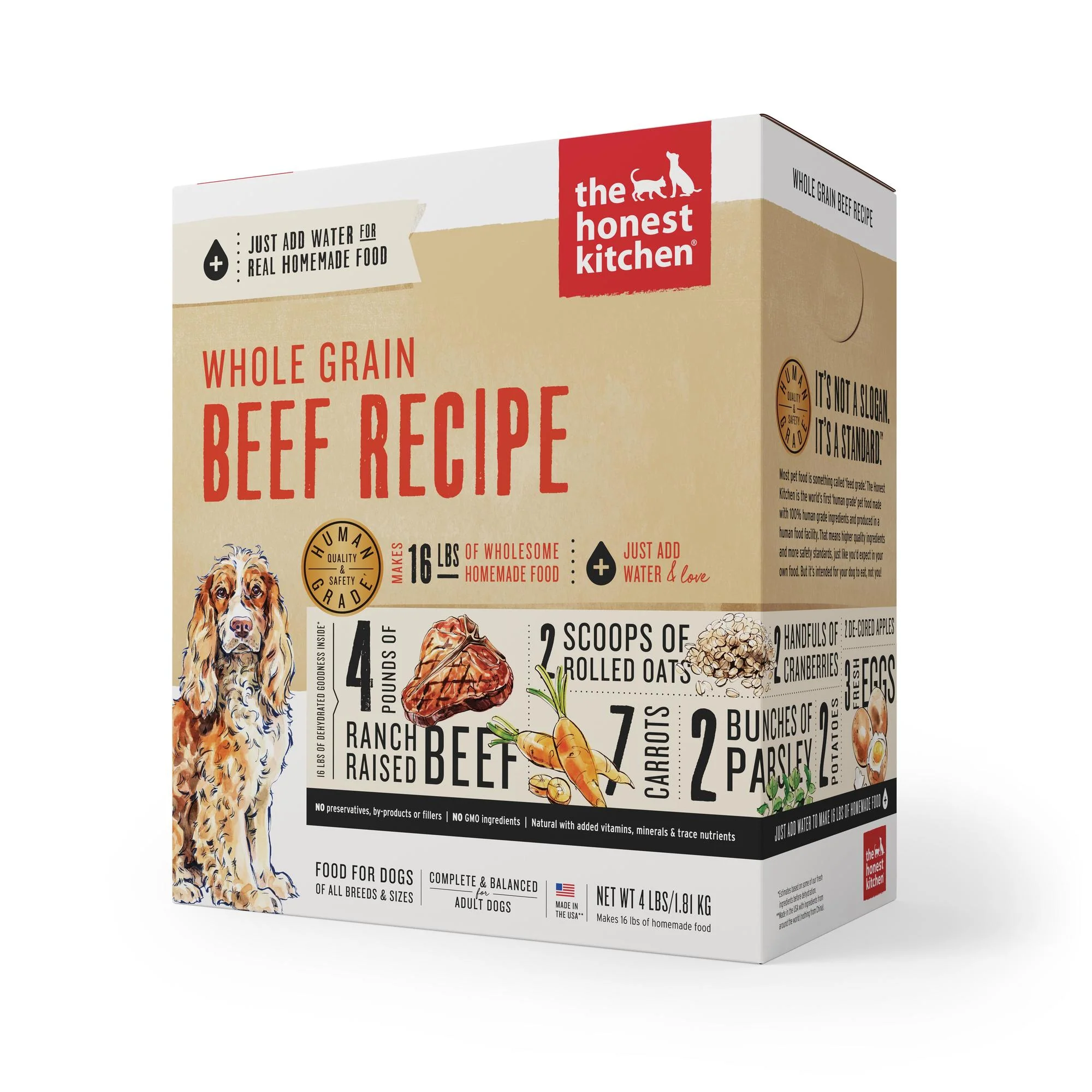 Premium Material Honest Kitchen Whole Grain Beef Dog Food Honest Kitchen Whole Grain Beef Dog Food Soft