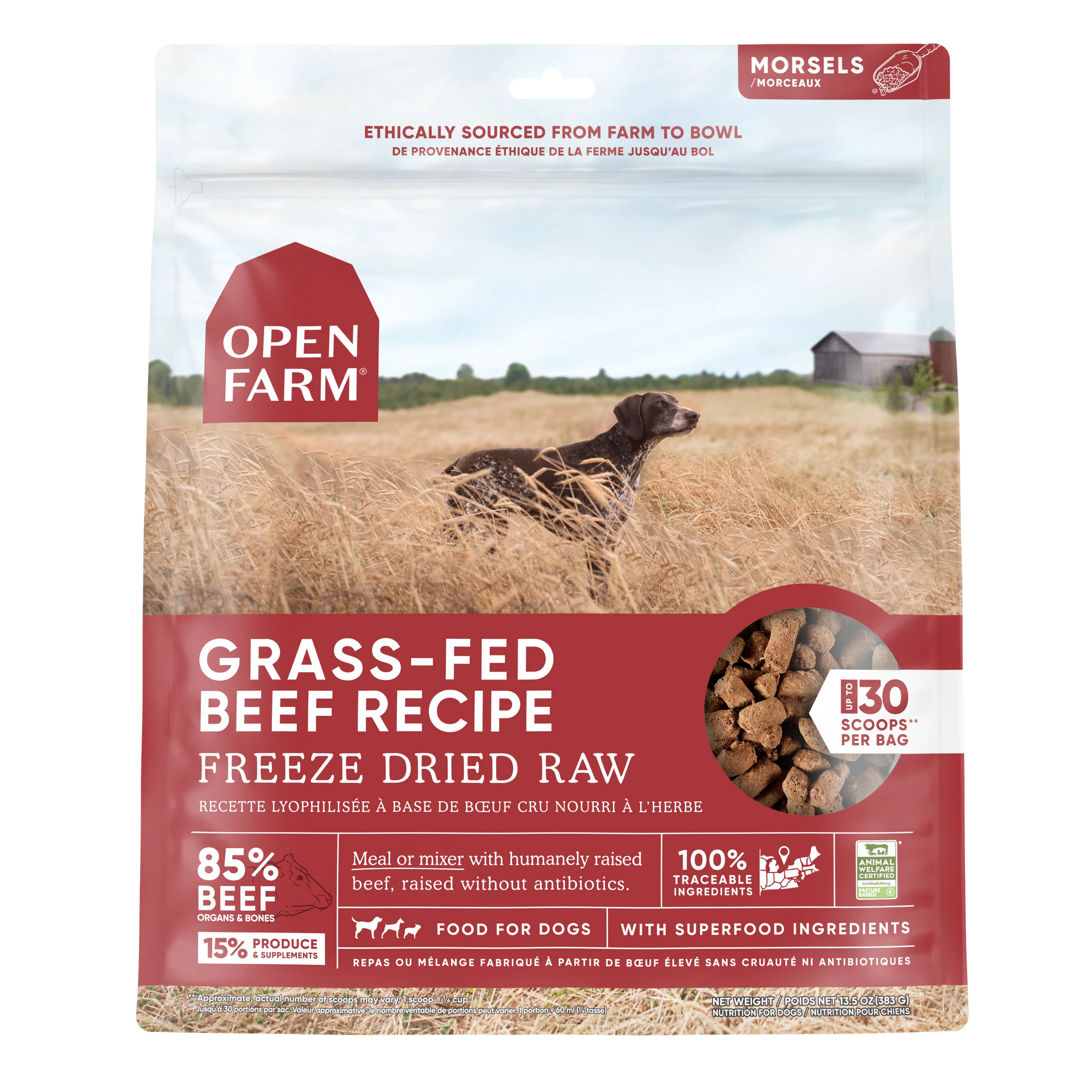 Expertly Made Open Farm ze-Dried Grass-Fed Beef Dog Food Open Farm ze-Dried Grass-Fed Beef Dog Food High-Grade