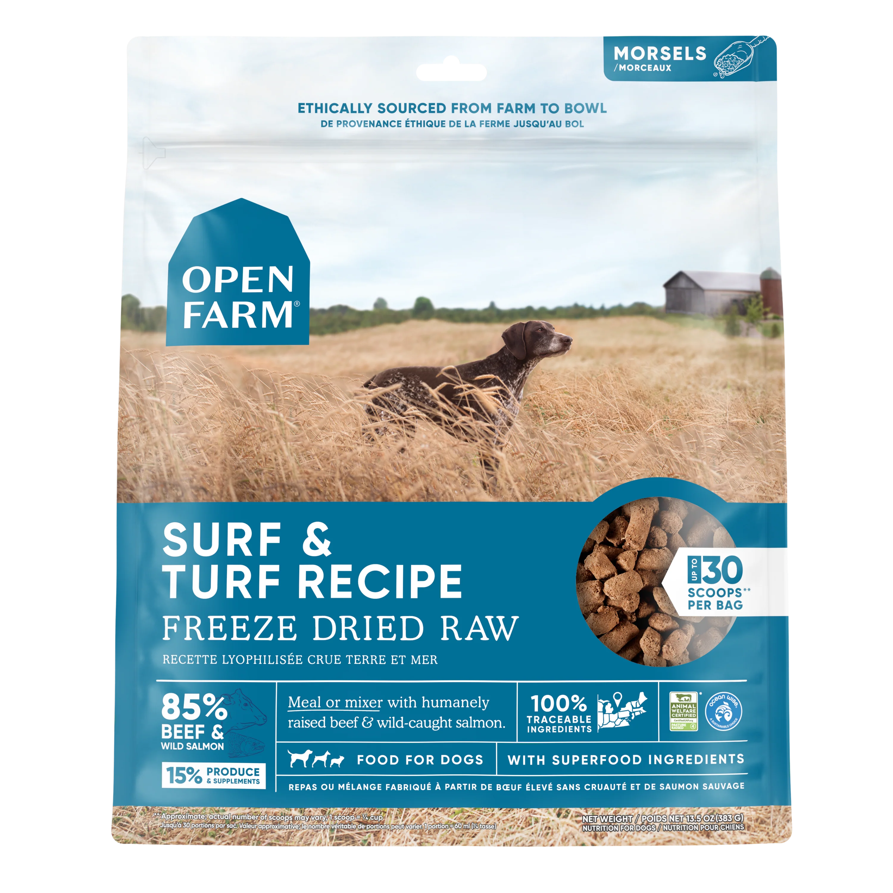 Fashionable Open Farm ze-Dried Surf Turf Dog Food Open Farm ze-Dried Surf Turf Dog Food Crafted