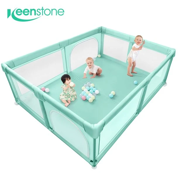 Eco-Friendly Keenstone Extra Large Baby Playpen Kid Protection Play Yard Children Portable Safety Fence 81 61 27 Secure