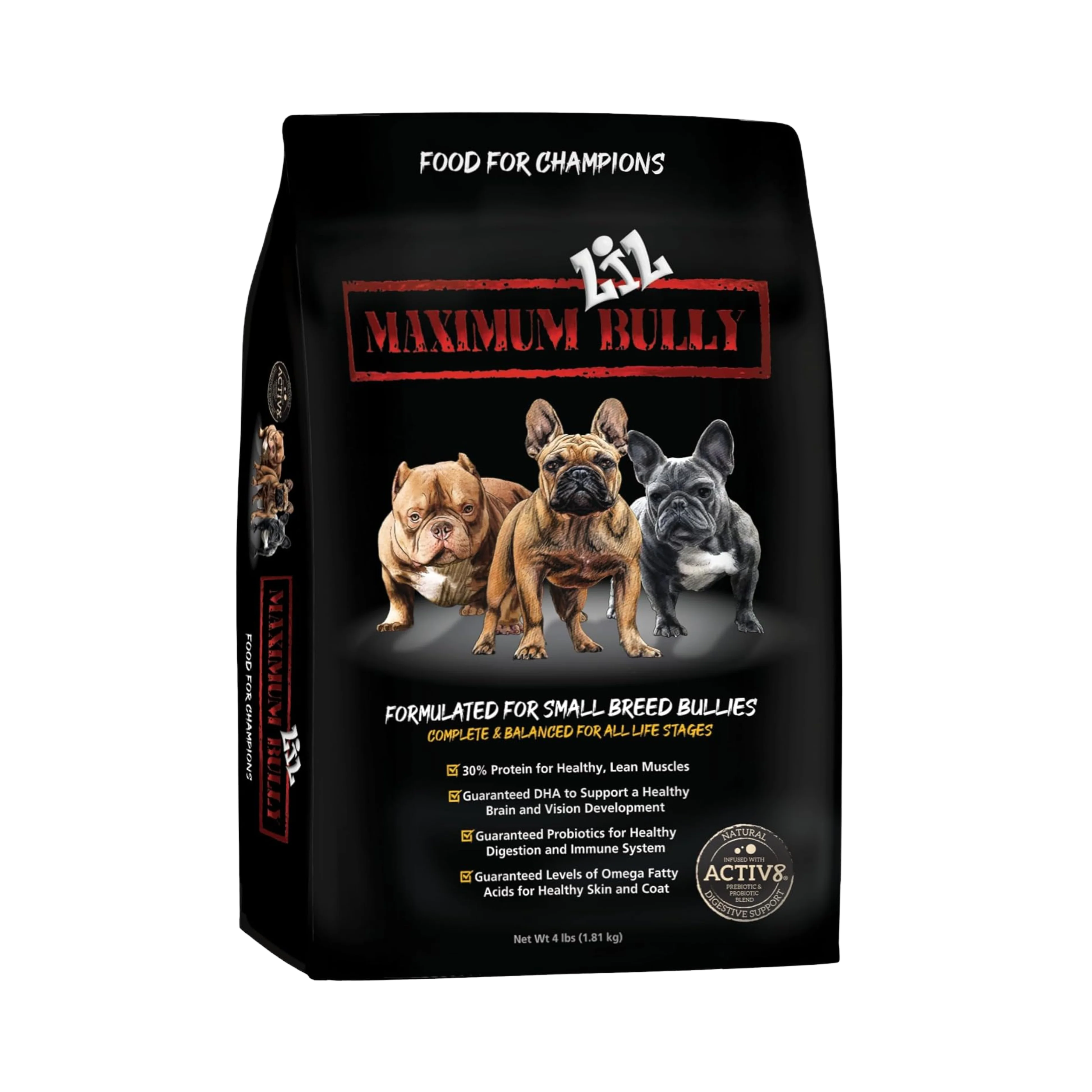 Traditional Maximum Bully Lil Bully Dry Dog Food Organic