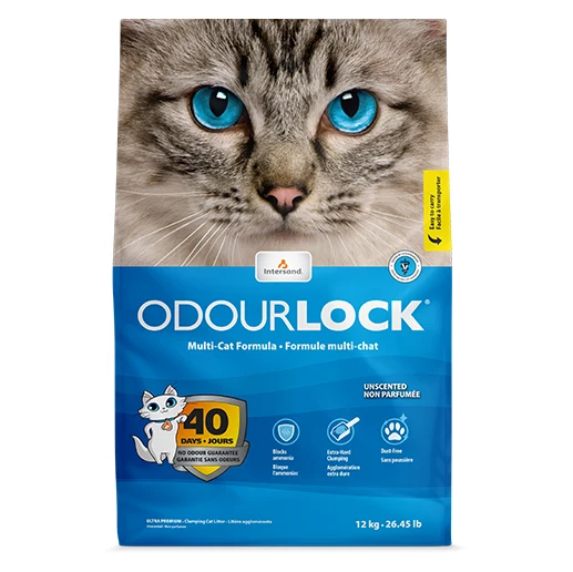 Safe OdourLock Ultra Premium Unscented Clumping Cat Litter OdourLock Ultra Premium Unscented Clumping Cat Litter High-Grade