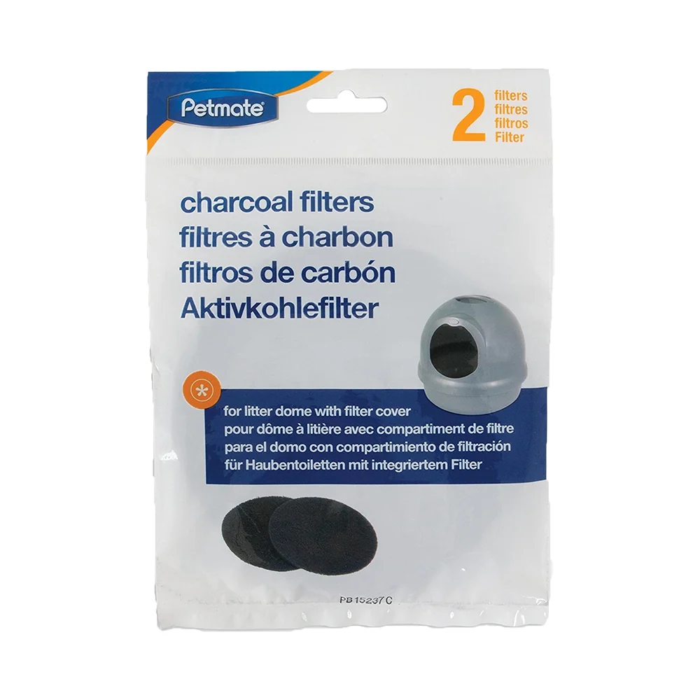 Fast Booda Dome Litter Pan Filter Black 2 Count Superior