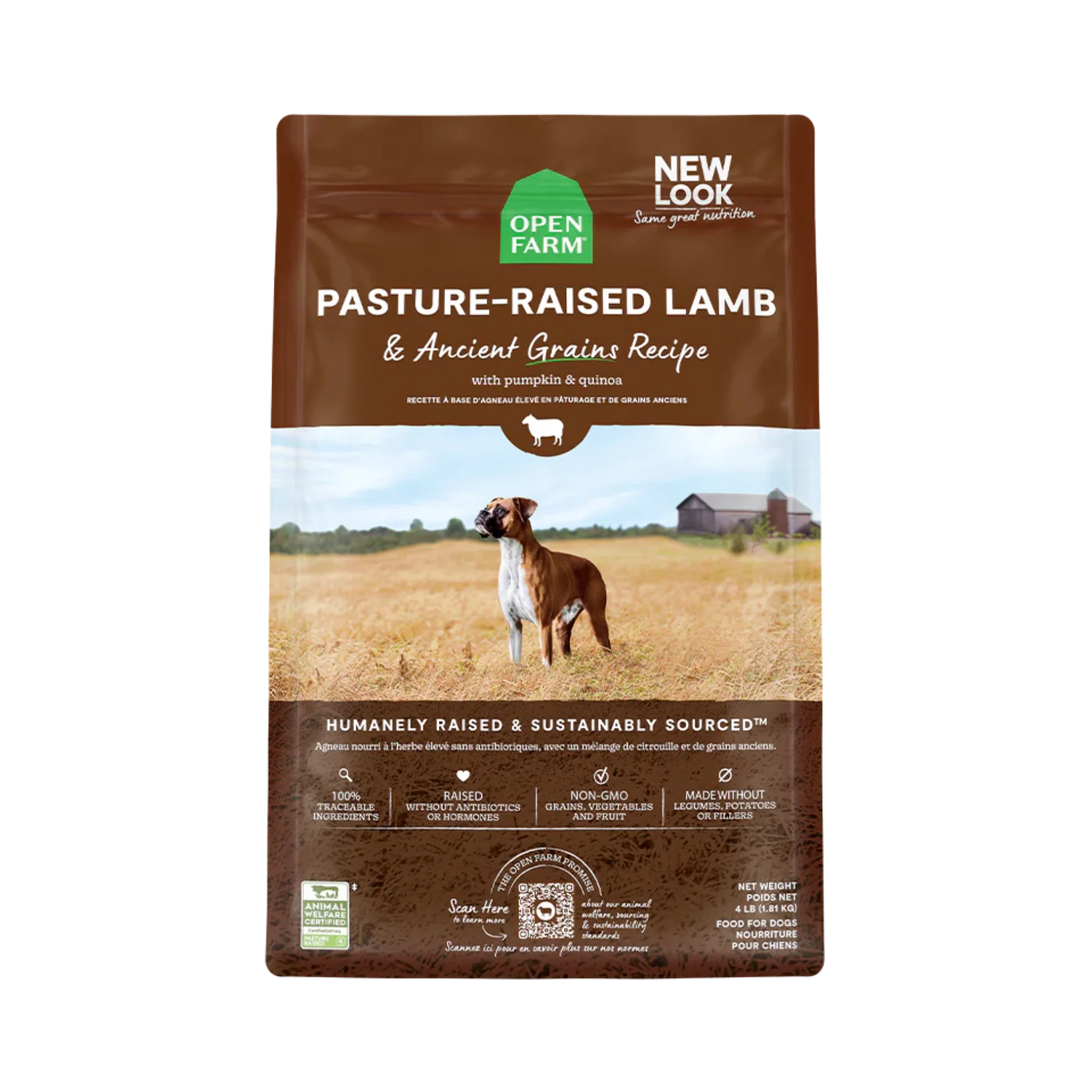 Natural Open Farm Pasture-Raised Lamb Ancient Grains Dry Dog Food Exclusive