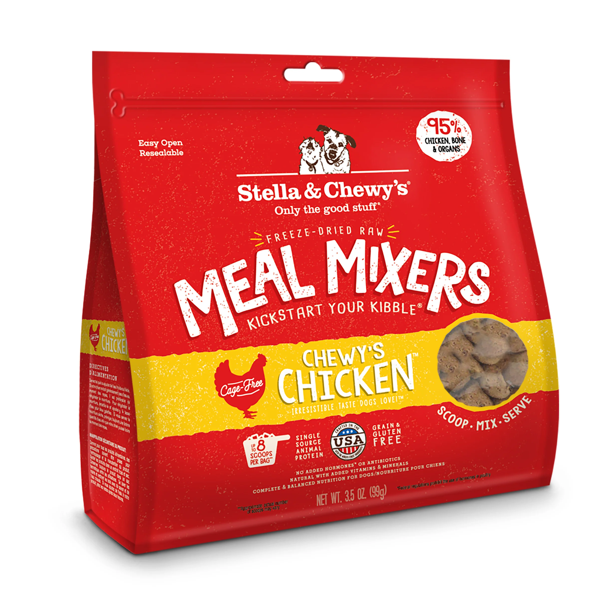 Versatile Stella Chewy's Meal Mixers Chicken For Dogs Stella Chewy's Meal Mixers Chicken For Dogs Secure