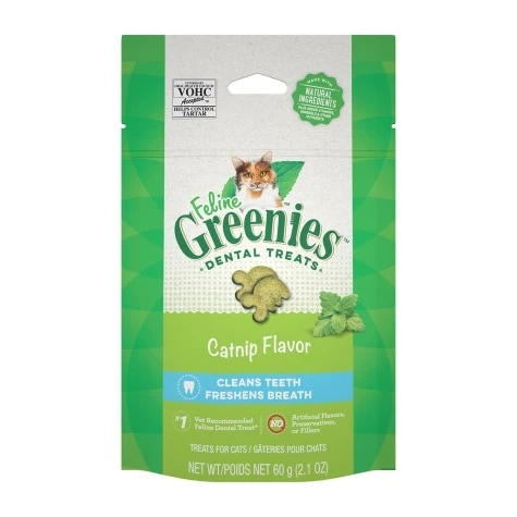 Enhanced Greenies Feline Catnip Flavour Complete Dental Treats Greenies Feline Catnip Flavour Complete Dental Treats Responsible