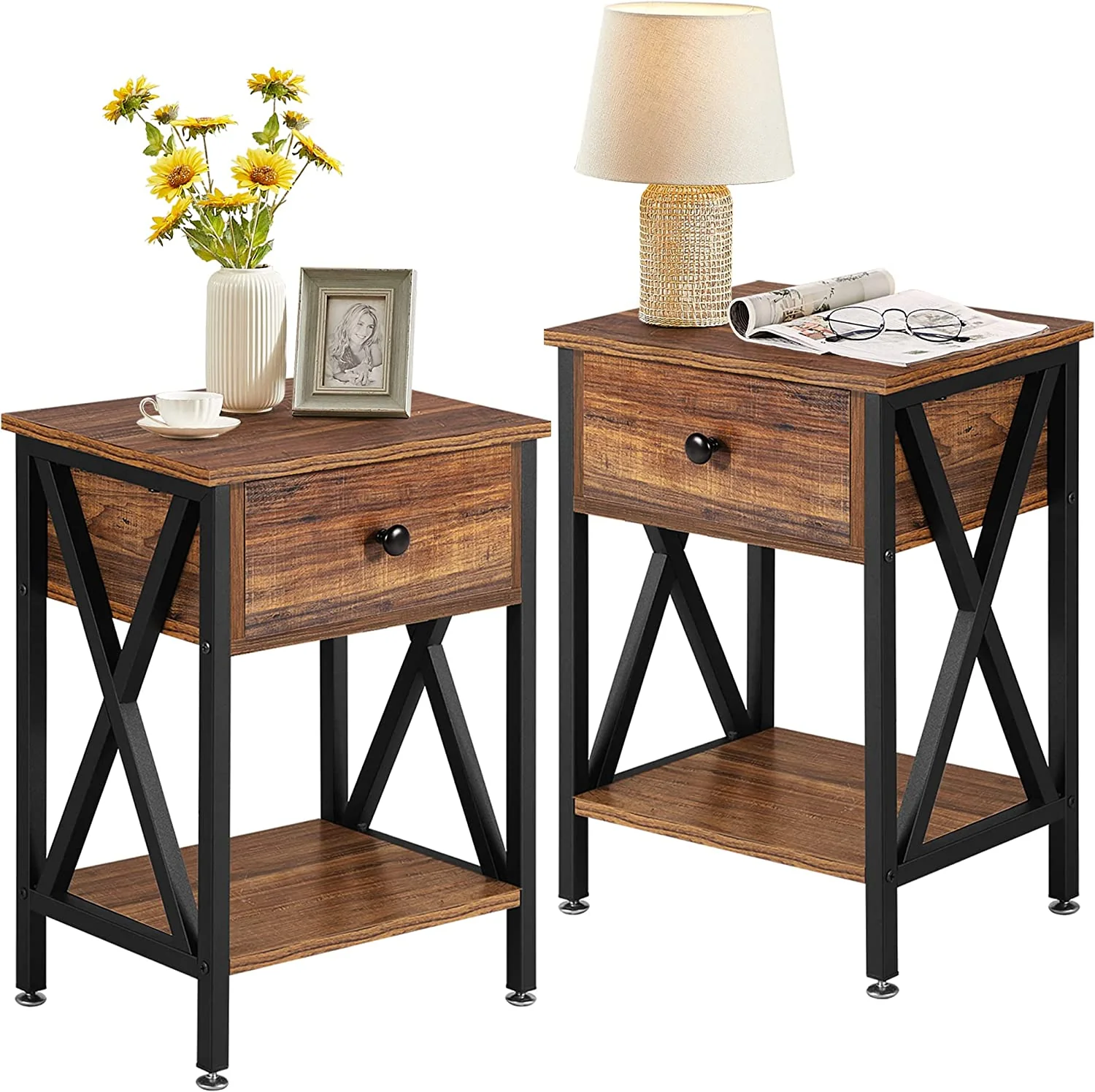 Quality Nightstand 1 2pack Green