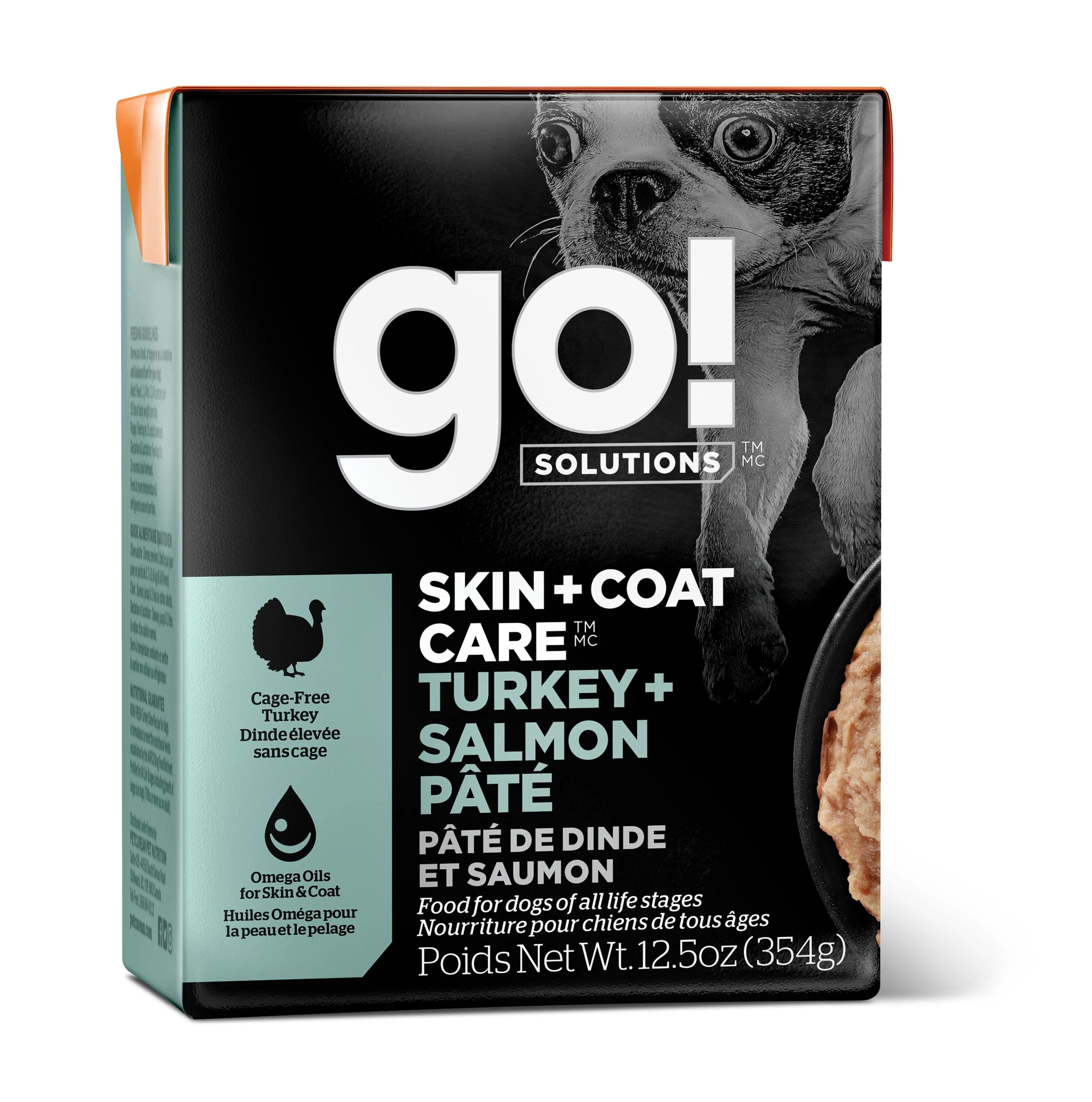 Prestigious Go Skin Coat Turkey and Salmon Pate Dog Food Go Skin Coat Turkey and Salmon Pate Dog Food Solid