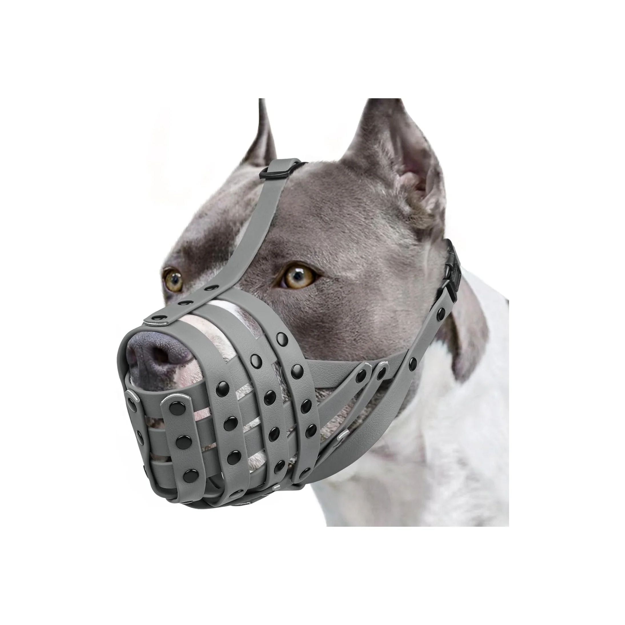 User-Friendly Pitbull Muzzle Lightweight Basket Muzzle for Large Medium Dogs Rottwe Healthy