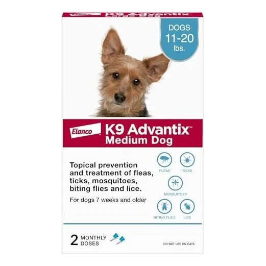 Superior Flea Tick Mosquito Prevention for Dogs 11-20 lbs. Next-Generation